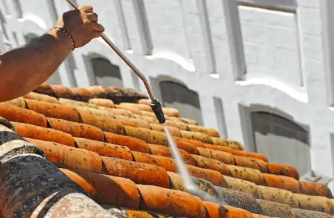 Nettoyage de toitures - Saint-Domineuc